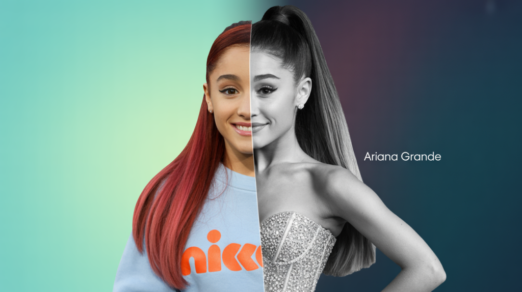 Ariana Grande Then and Now