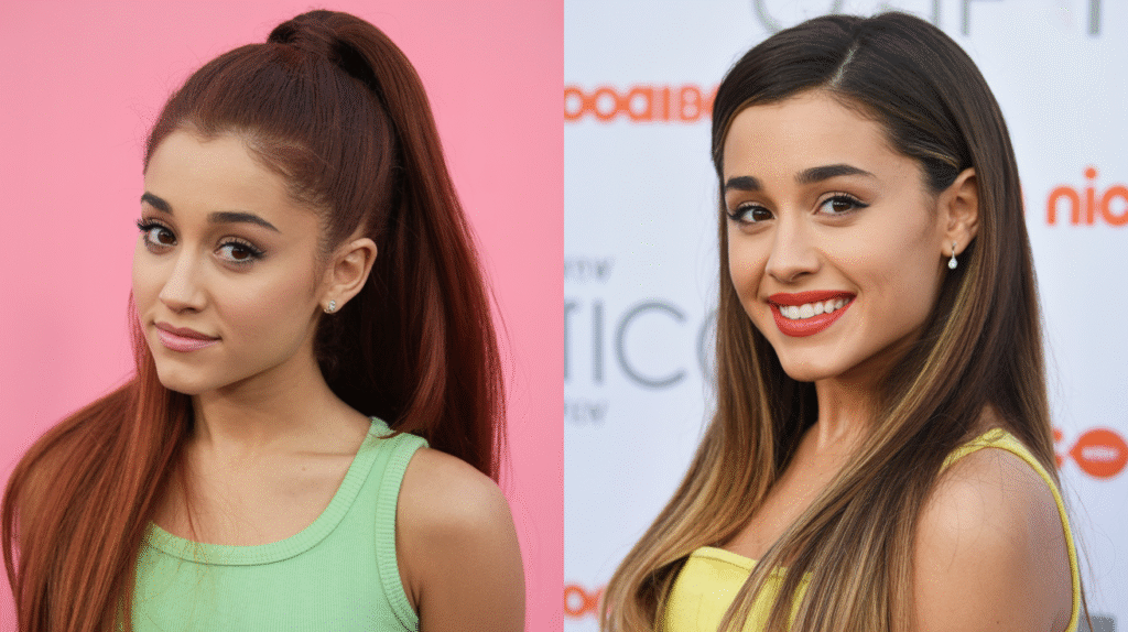 Ariana Grande Then and Now
