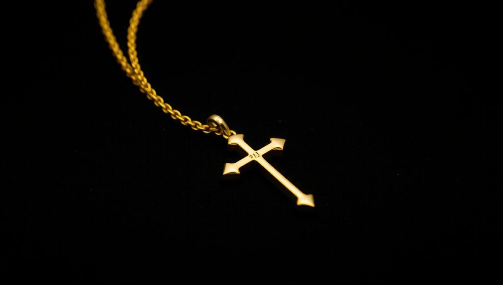 Gold Cross Necklace