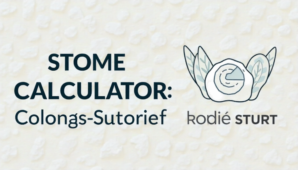 stone calculator