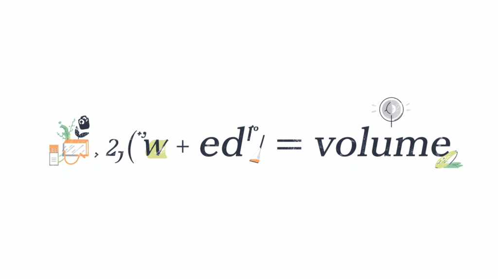 Formula for Volume