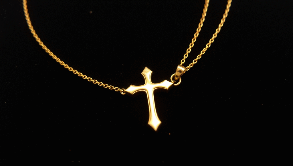 Gold Cross Necklace A Timeless Symbol of Faith and Style