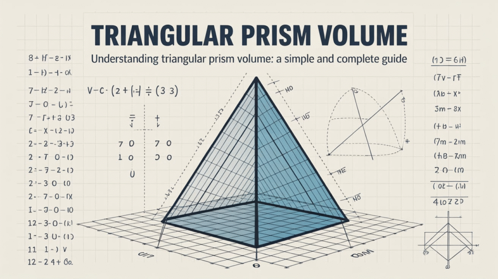 Triangular Prism Volume